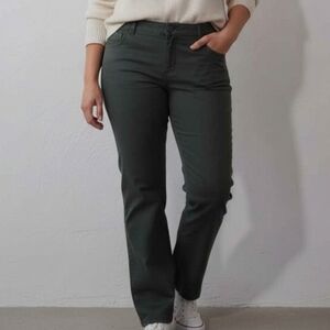 LILA RYAN Olive Green Straight Leg Pants Size 8